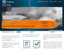 Tablet Screenshot of edifixio.com